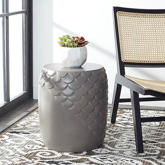 Julyvia Concrete Accent Table