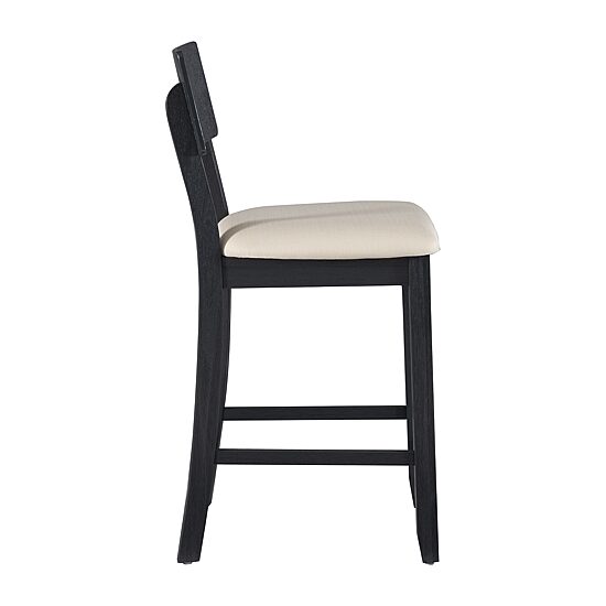 Linon Juniper Counter Height Upholstered Bar Stool