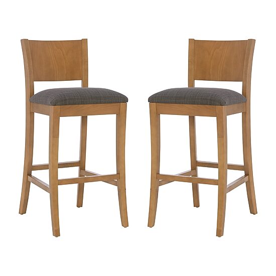 Linon Rossman 2-pc. Upholstered Bar Stool