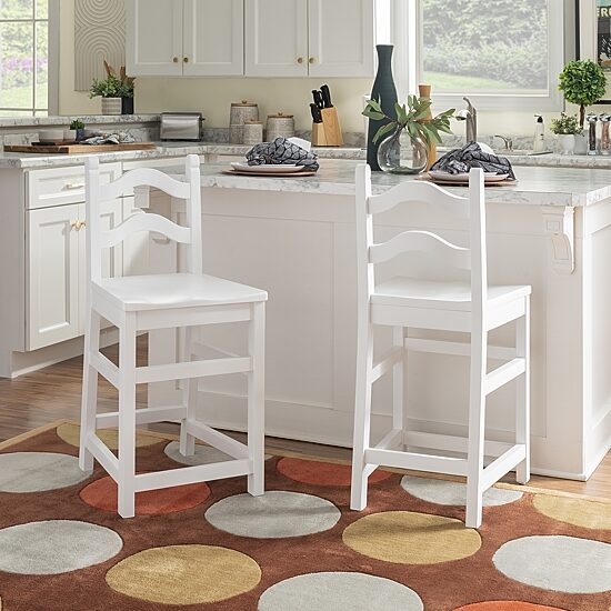 Linon Yates 2-pc. Counter Height Bar Stool