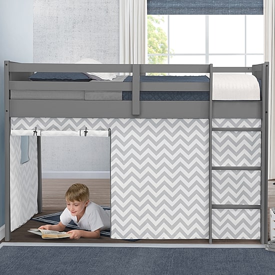 Chevron Tent for Twin Loft Bed - Bed Sold Separately