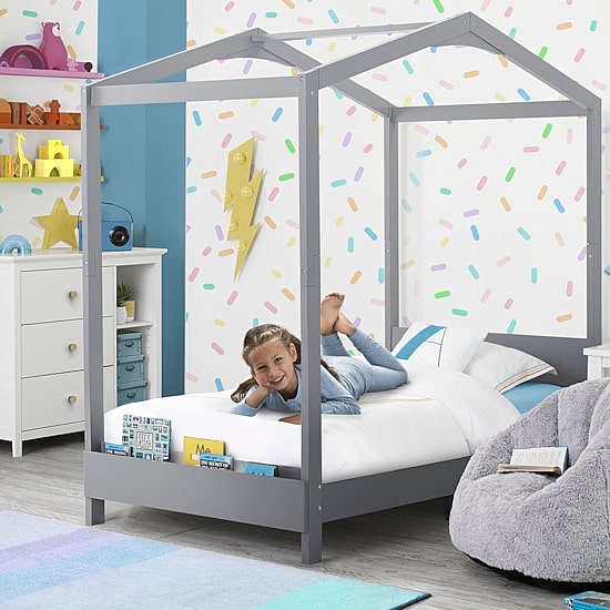 The Poppy House Kids Twin Canopy Bed