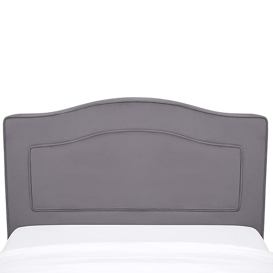 Upholstered Platform Twin Toddler Bed in Gray