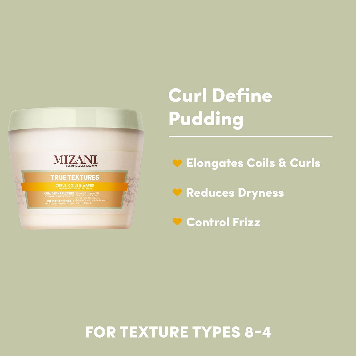 Mizani True Textures Hair wax 8 oz.