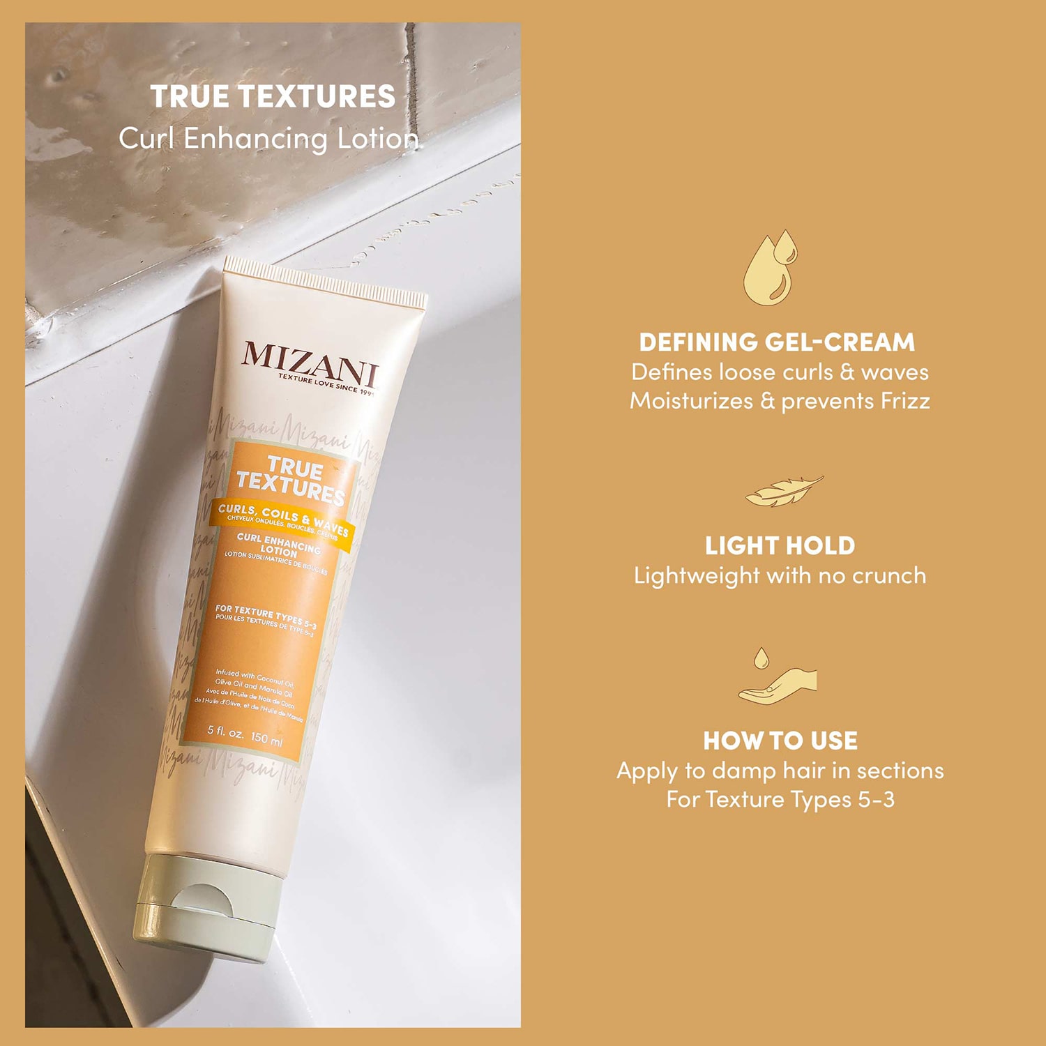 Mizani Curl Enhance Hair Cream 5 oz.