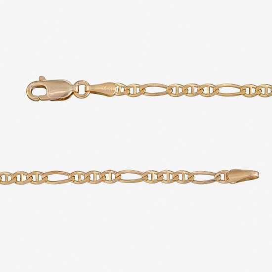 Made in Italy Unisex Adult 14K Gold 20 Inch Link Chain Necklace
