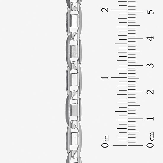 Made in Italy Unisex Adult Sterling Silver 22 Inch Valentino Chain Necklace