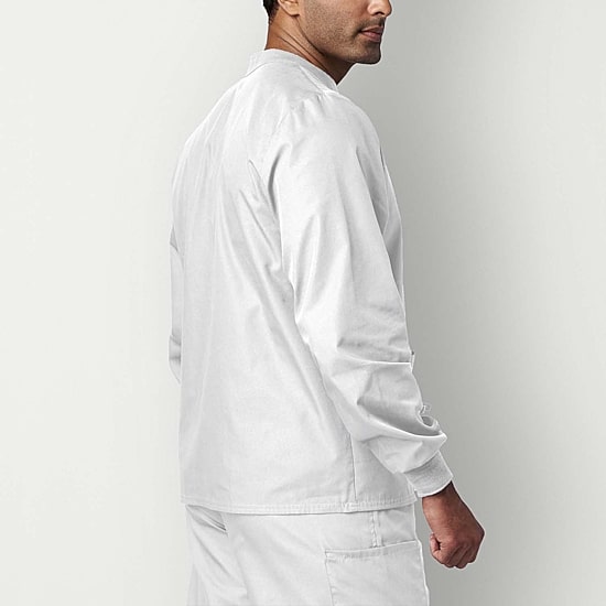 Fundamentals By White Swan 14780 3-Pocket Warm-Up Unisex Adult Plus Scrub Jackets