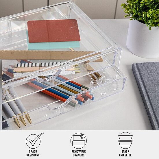 Martha Stewart Organizer With 2 Drawers