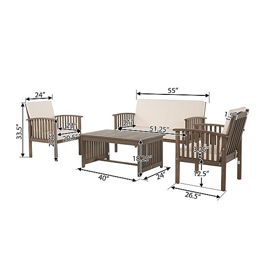Carolina 20-pc. Conversation Set