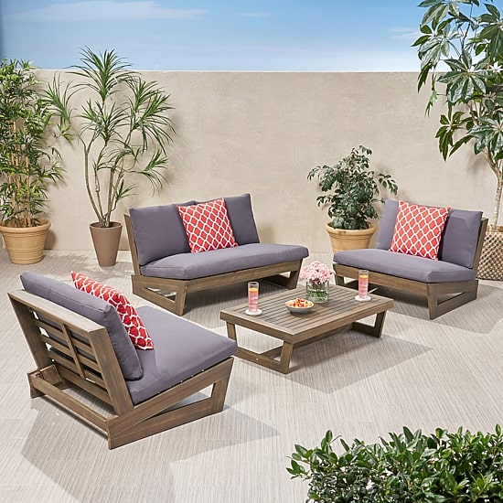 Sherwood 4-pc. Conversation Set Weather Resistant