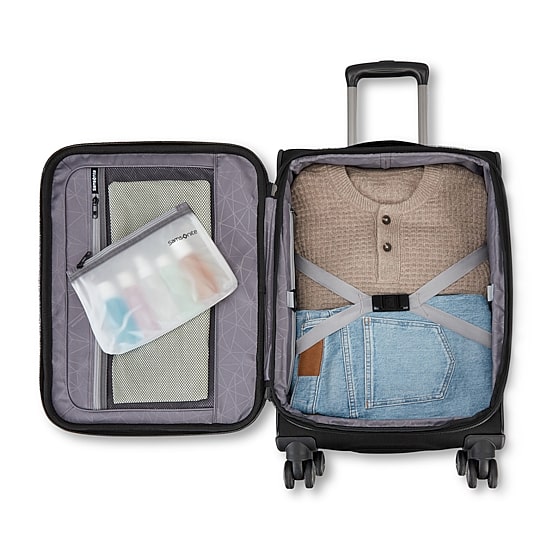 Samsonite Ascella 4.0 20 Inch Softside Expandable Carry-On Spinner Luggage