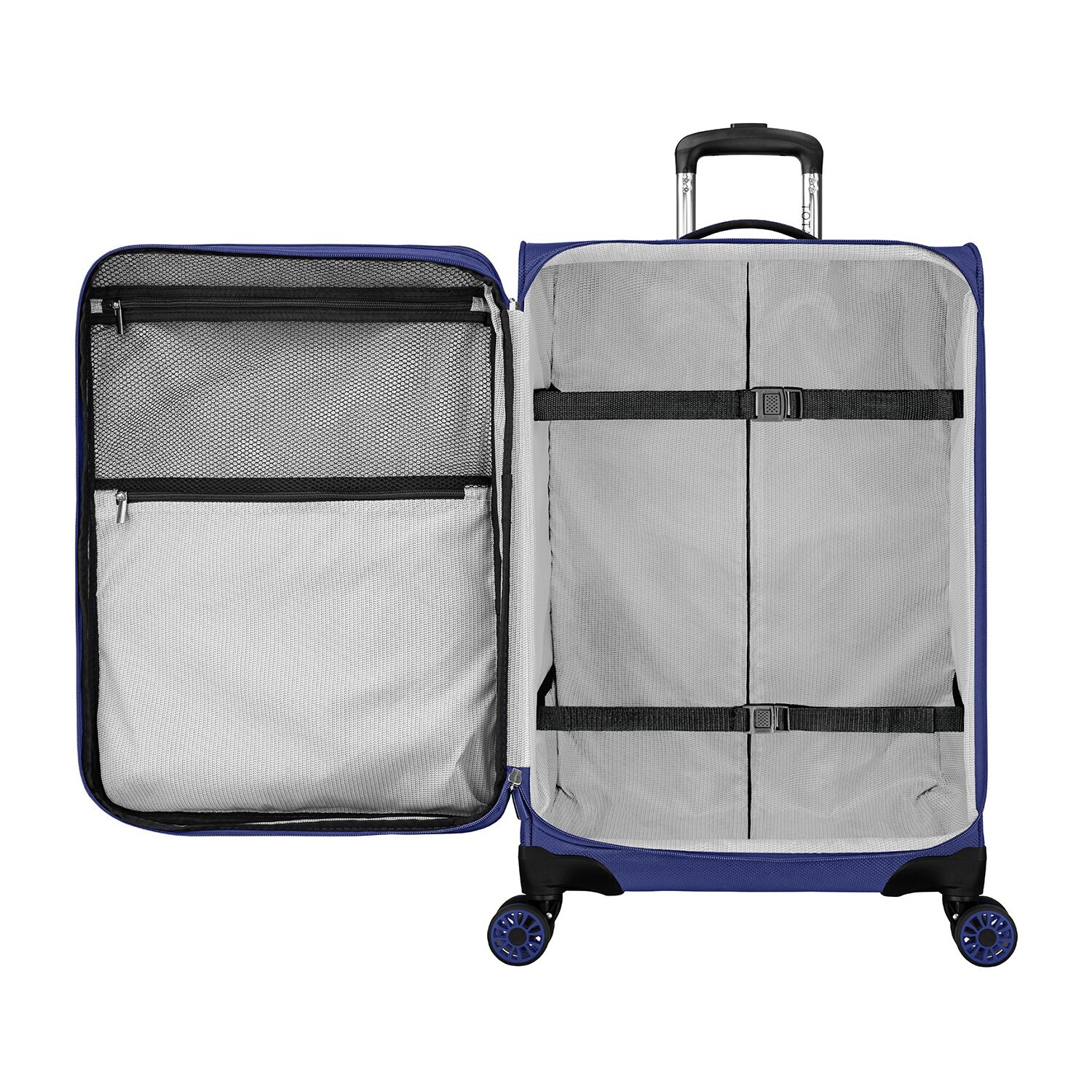 Total Travelware Charleston 20 Inch Softside Expandable Lightweight Carry-On Spinner Luggage