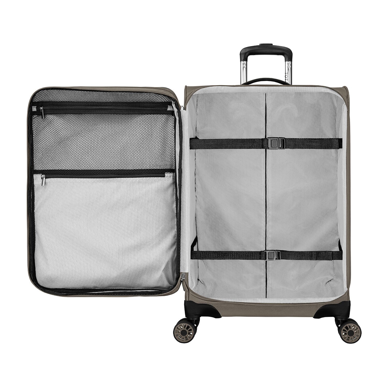 Total Travelware Charleston 20 Inch Softside Expandable Lightweight Carry-On Spinner Luggage