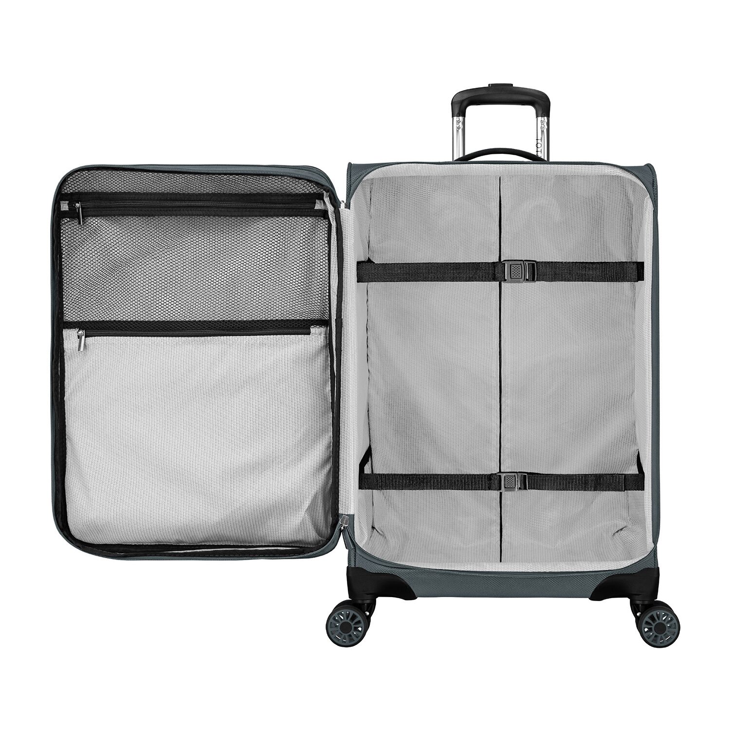 Total Travelware Charleston 20 Inch Softside Expandable Lightweight Carry-On Spinner Luggage