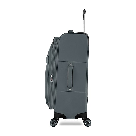 Total Travelware Charleston 25 Inch Softside Expandable Lightweight Checked Spinner Luggage