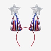 Mixit Patriotic Usa Puffy Star Antlers Headband
