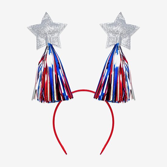 Mixit Patriotic Usa Puffy Star Antlers Headband