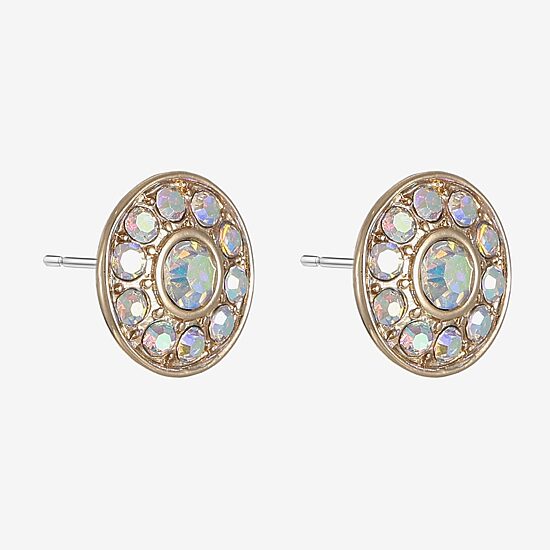Monet Jewelry Glass 10mm Round Stud Earrings