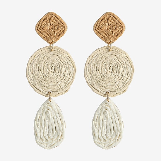 Liz Claiborne Womens Hypoallergenic Drop Earrings
