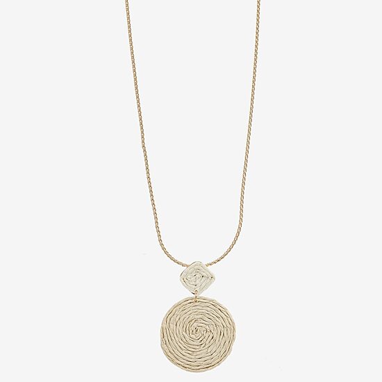 Liz Claiborne Womens 17 Inch Pendant Necklace