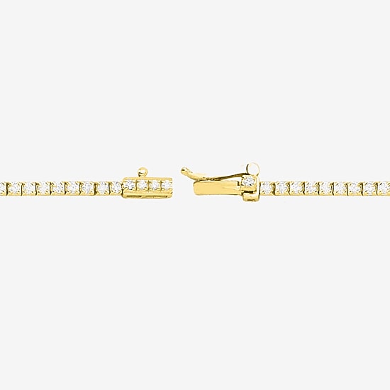 Limited Quantities! Womens 1 CT. T.W. Natural White Diamond 14K Gold 7 Inch Tennis Bracelet