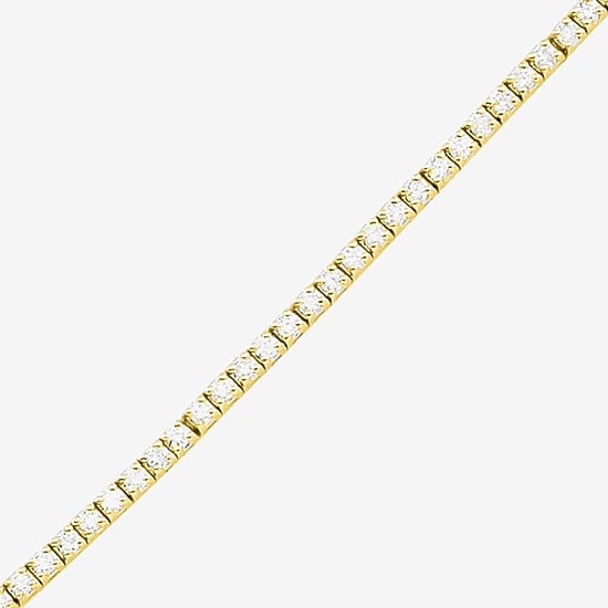 Limited Quantities! Womens 1 CT. T.W. Natural White Diamond 14K Gold 7 Inch Tennis Bracelet