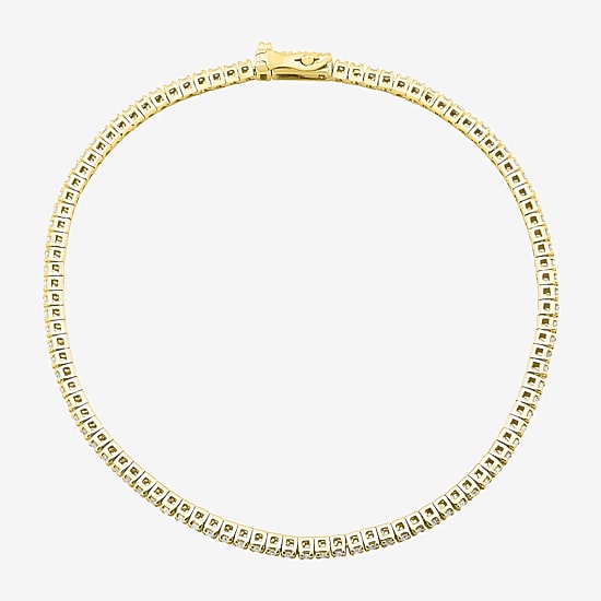 Limited Quantities! Womens 1 CT. T.W. Natural White Diamond 14K Gold 7 Inch Tennis Bracelet
