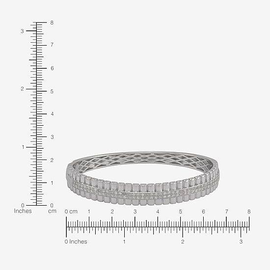 Limited Quantities! Womens 1/2 CT. T.W. Natural White Diamond Sterling Silver Bangle Bracelet