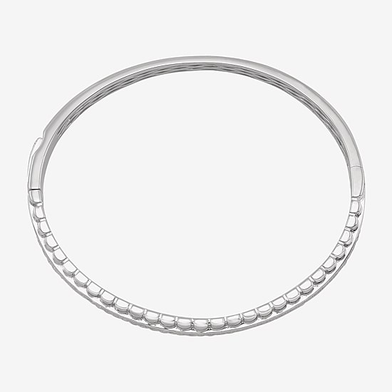 Limited Quantities! Womens 1/2 CT. T.W. Natural White Diamond Sterling Silver Bangle Bracelet