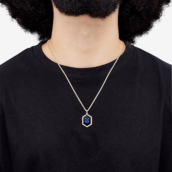 Limited Quantities! Womens Genuine Black Onyx 10K Gold 22 Inch Pendant Necklace