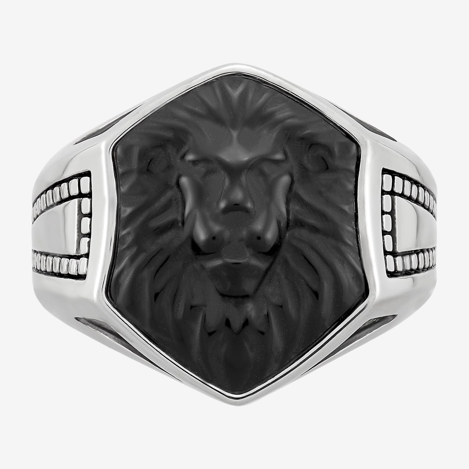 Limited Quantities! Mens Genuine Black Onyx Sterling Silver Fashion Ring