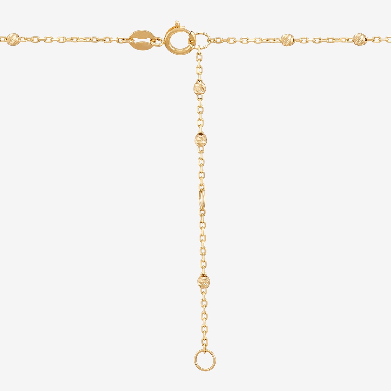 Womens 10K Gold 18 Inch Chain Necklace