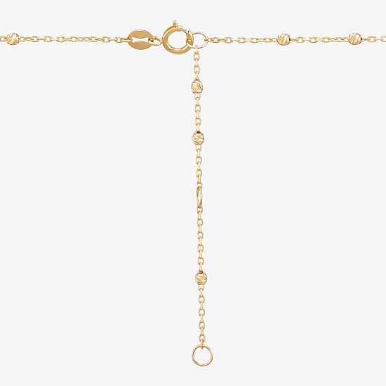 Womens 10K Gold 18 Inch Chain Necklace