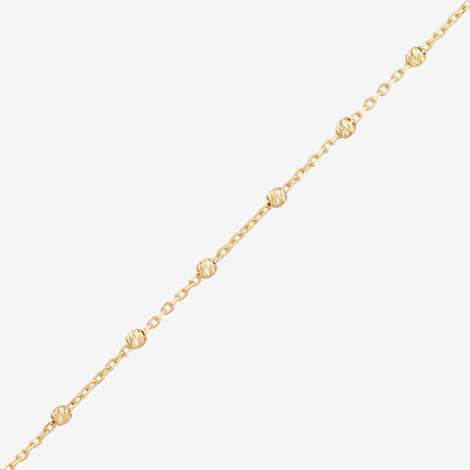 Womens 10K Gold 18 Inch Chain Necklace