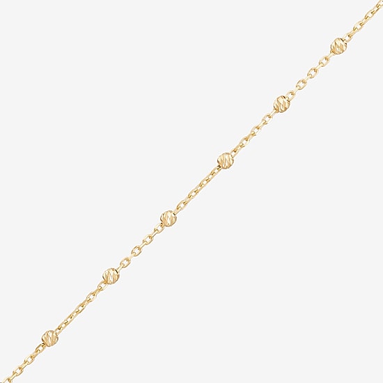 Womens 10K Gold 18 Inch Chain Necklace