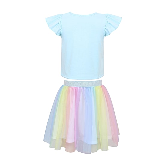 Lilt Birthday Girl Toddler Girls Mesh 2-pc. Skirt Set