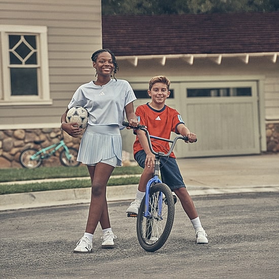 adidas Big Kid Girls Crew Neck Short Sleeve Jersey