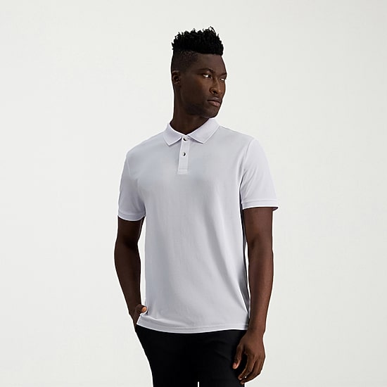Haggar Pique Mens Regular Fit Short Sleeve Polo Shirt