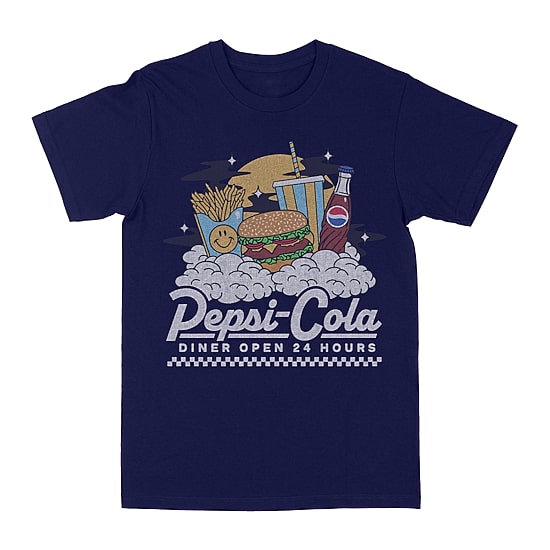 Novelty Pepsi Mens Crew Neck Short Sleeve Regular Fit Graphic T-Shirt
