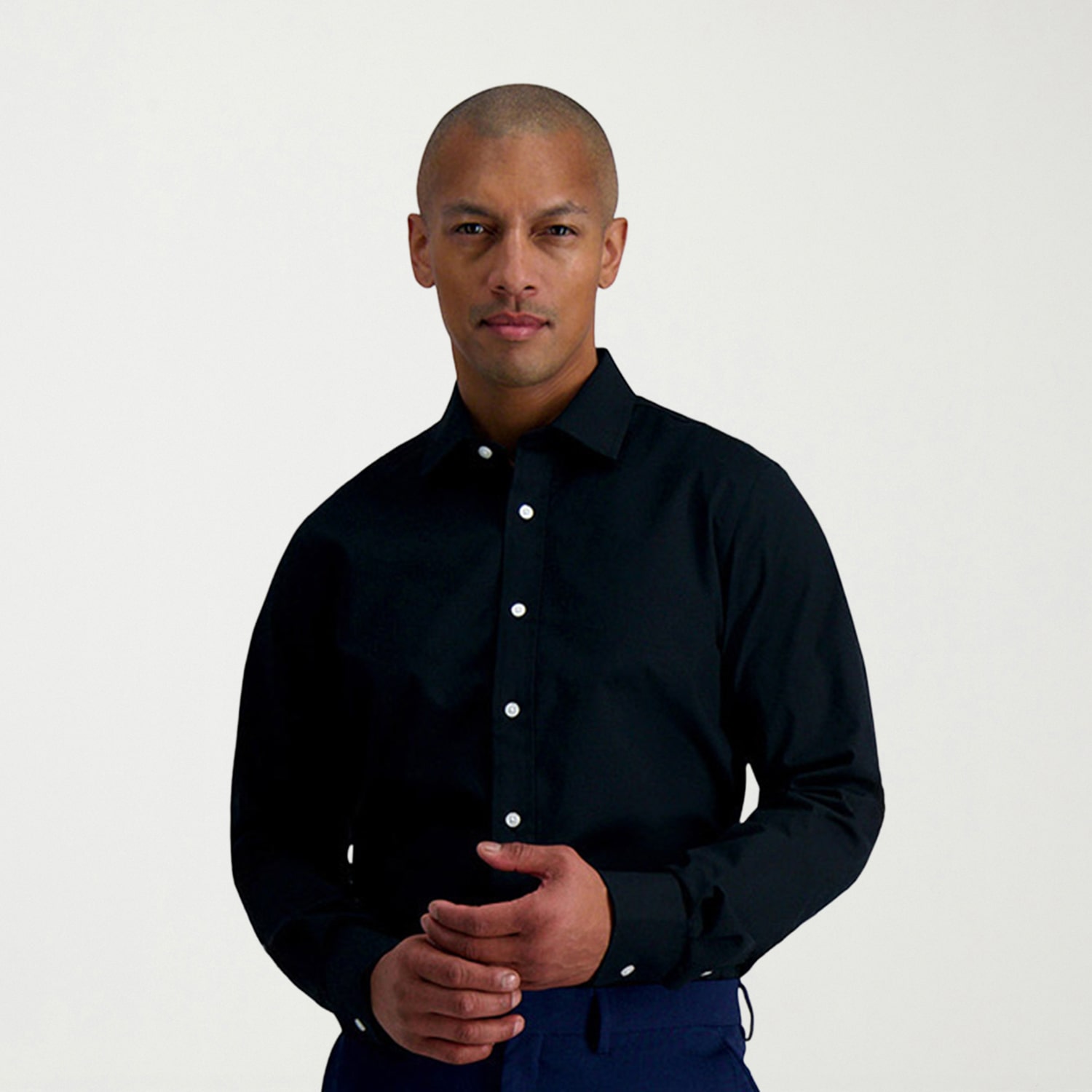 Haggar Premium Comfort Mens Slim Fit Long Sleeve Dress Shirt