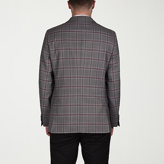 CRICKETEER™ Mens Plaid Stretch Fabric Regular Fit Sport Coat