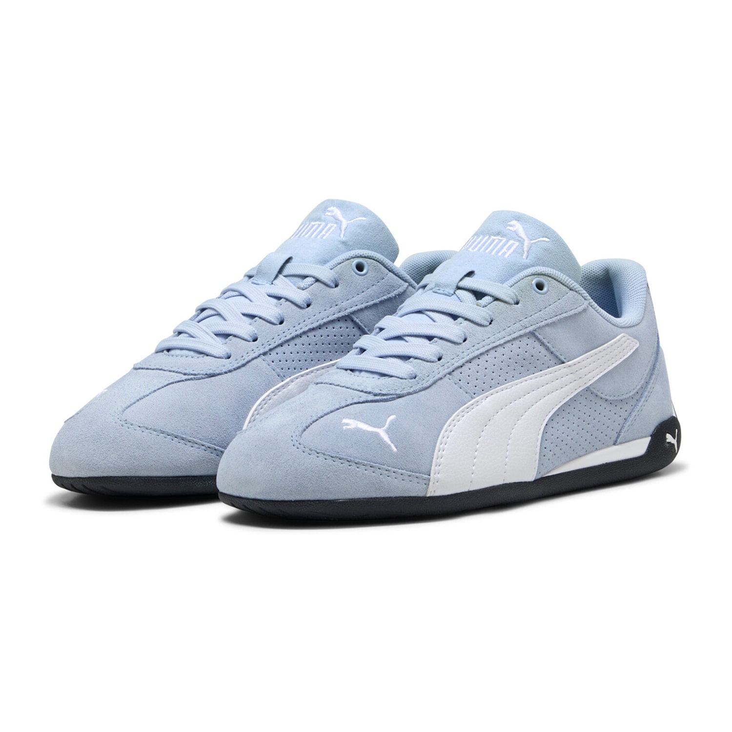 ミミ　①＋① PUMA Replicatch Womens Sneakers, Color: Lt Blue White - JCPenney