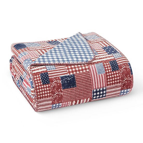 AMERICAN SPIRIT® Big Sky Reversible Coco Plush Throw