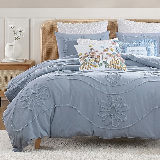 Peri Home Retro Scroll Duvet Sets