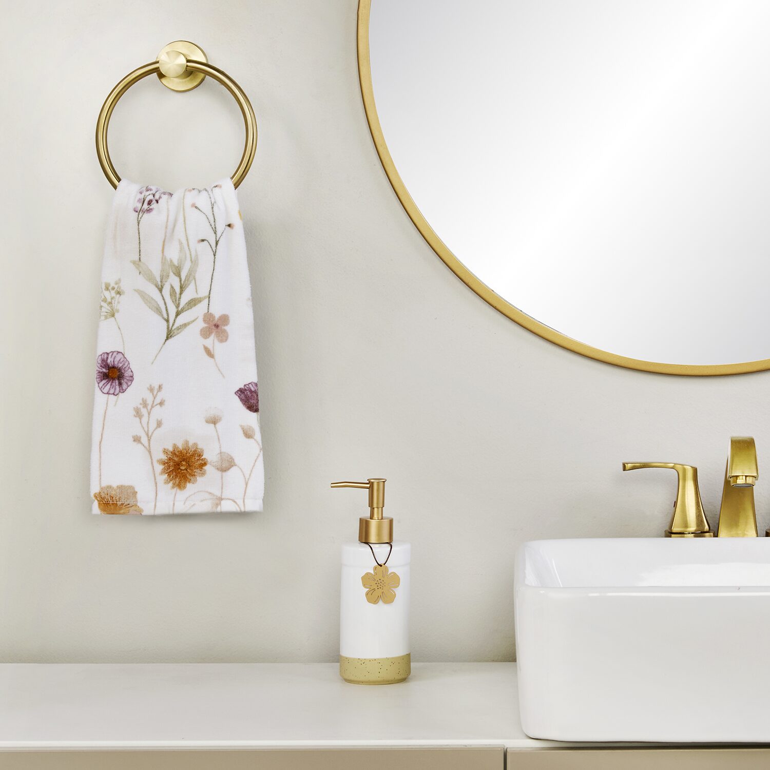 Saturday Knight Somerset Printed 2-pc. Floral Hand Towel