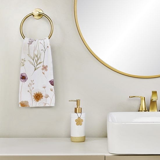 Saturday Knight Somerset Printed 2-pc. Floral Hand Towel