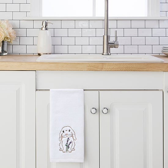 Saturday Knight Bunny Lop 2-pc. Hand Towel
