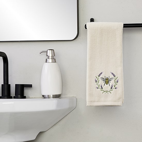 Saturday Knight Bee Lavender 2-pc. Hand Towel