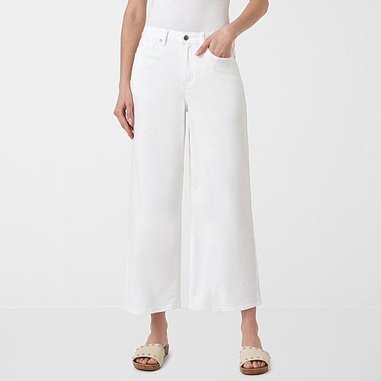 RM Rebecca Minkoff Womens Mid Rise Wide Leg Jean